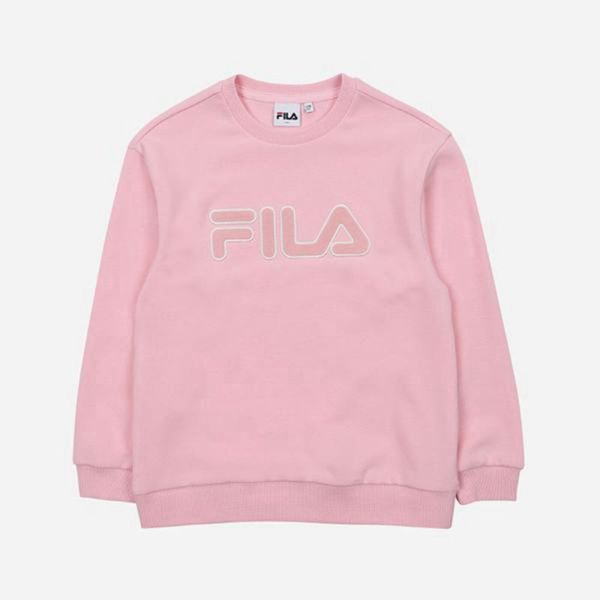 Sudaderas Fila Niñas Rosas - Stella Crew Neck L/S - España 641735FEX